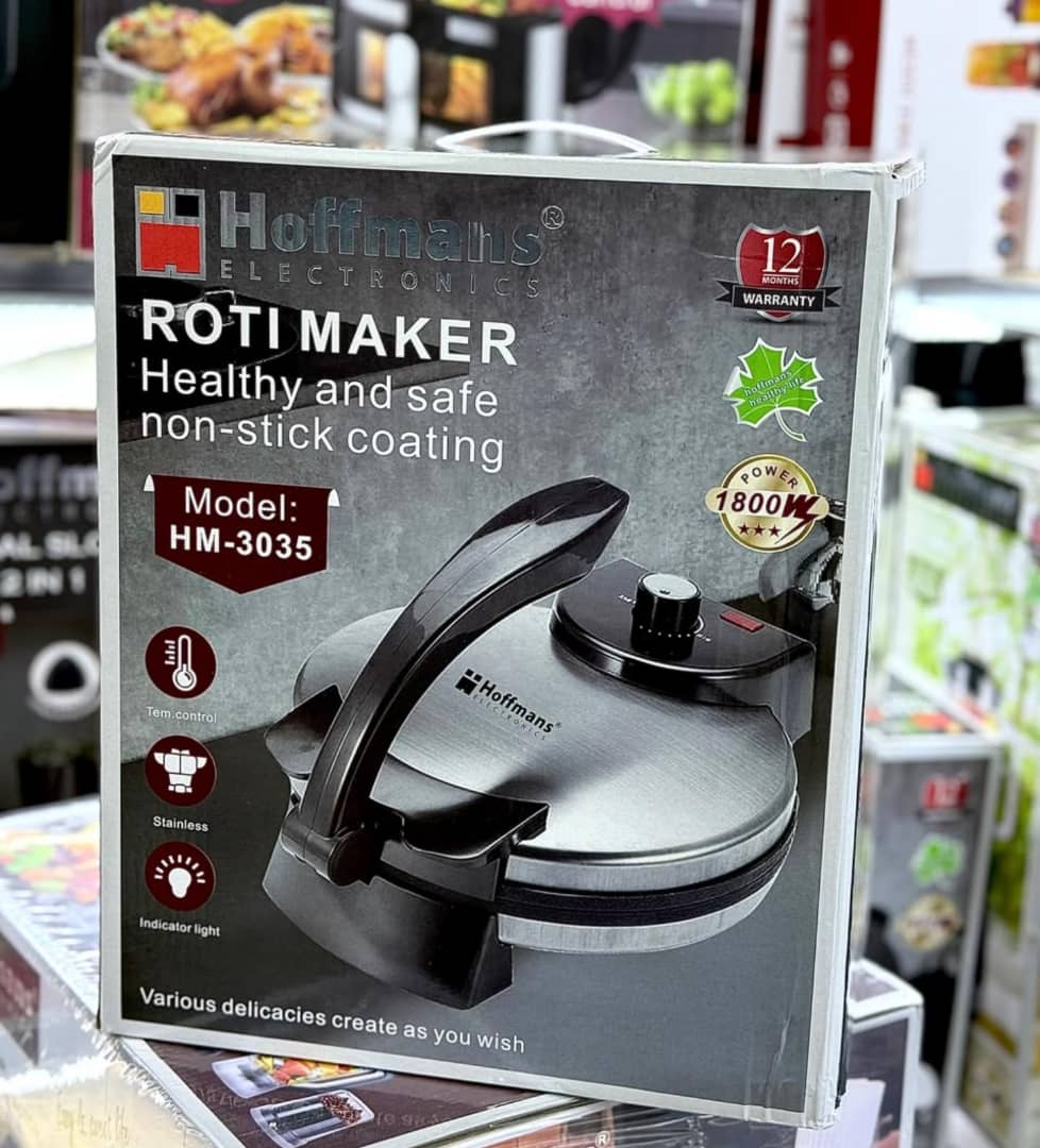 Hoffmans HM-3035 1800W Chapati & Roti Maker 10 Inch – Non-Stick
