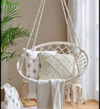 Macramé Hanging Chair – Cream, Outdoor Swing Set