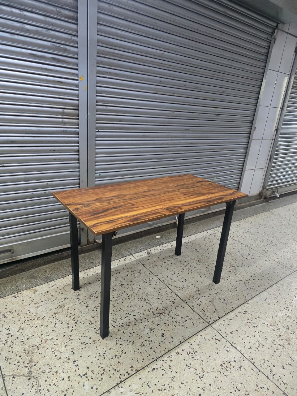 Foldable Desk 120x60cm – Walnut Brown