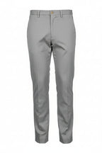 Light grey slim-fit chino pants
