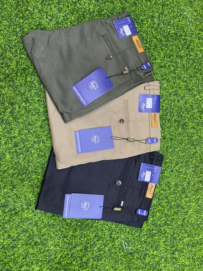 Black slim chino pants