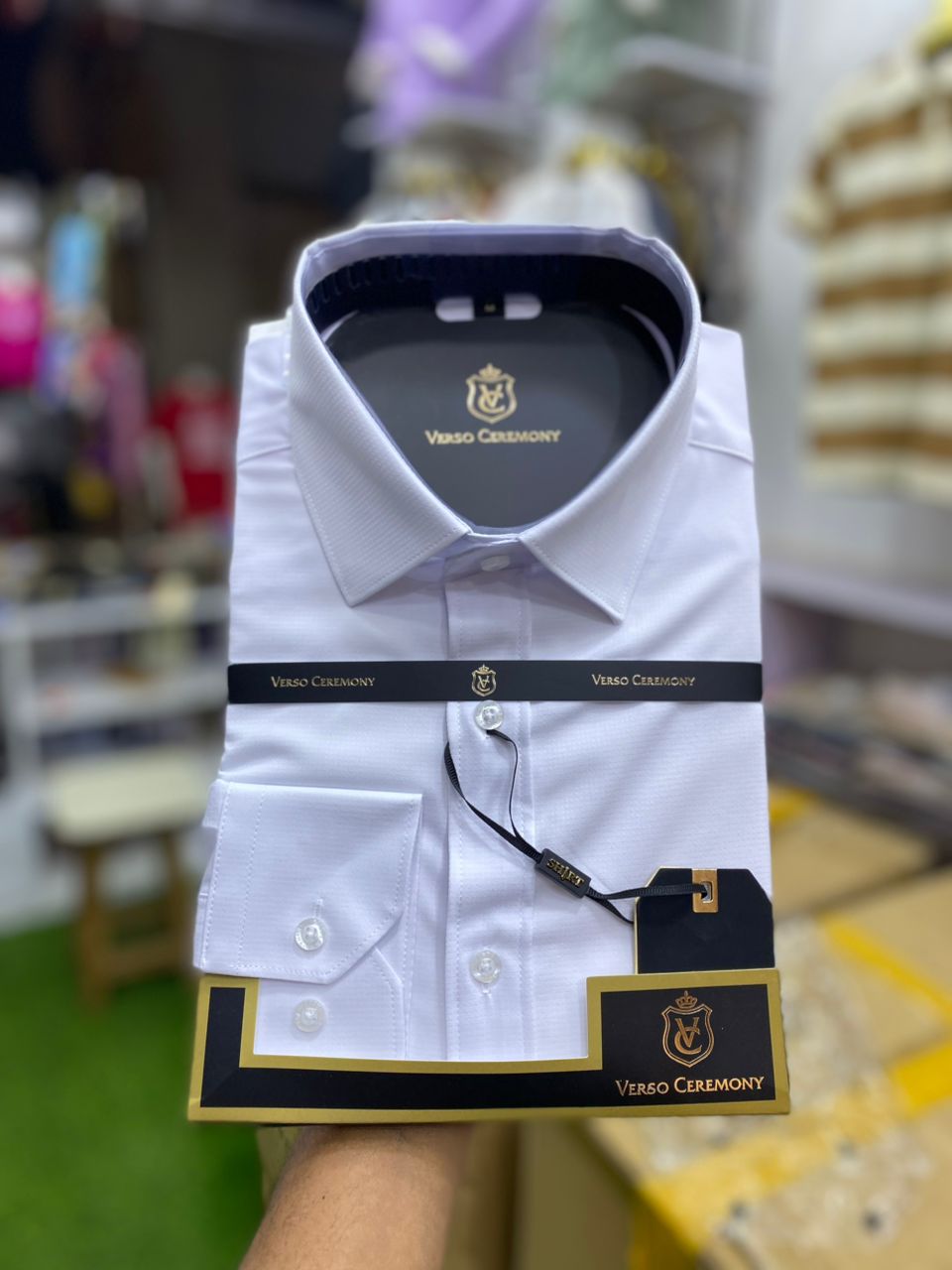 Verso Ceremony white dress shirt