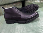 Men's Black Pebbled Leather Chukka Boots – original photo 2