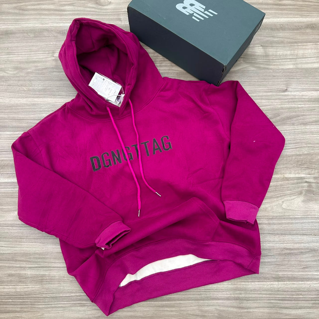 DGNG TAG Hoodie Magenta - product shot