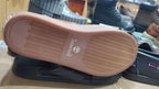 Men's Tan Leather Ankle Boots - sole view