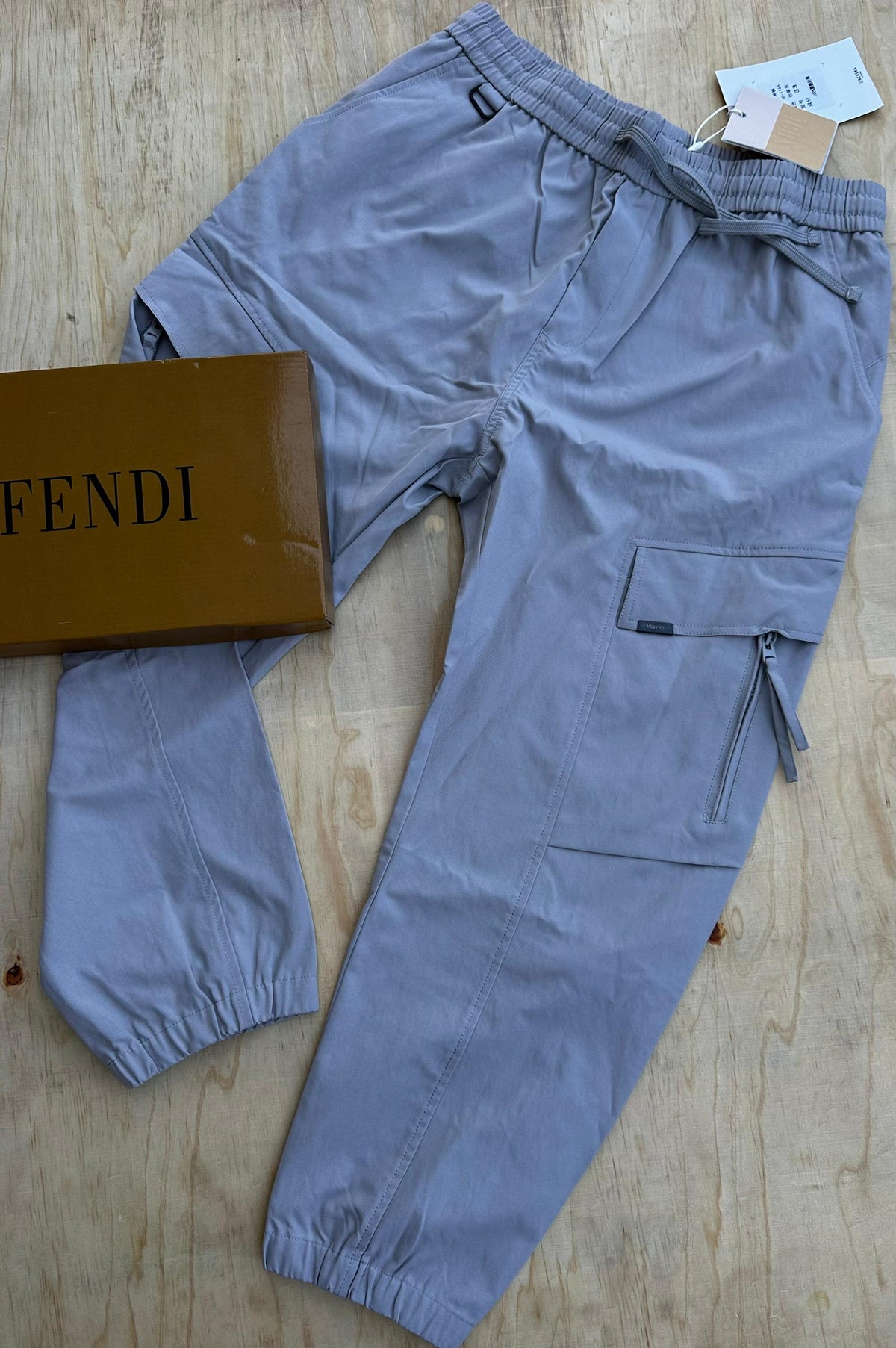 Steel Blue Cargo Jogger Pants - Original