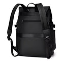 Grey Tactical Waterproof Backpack - Back View