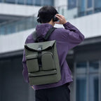 Grey Tactical Waterproof Backpack - Lifestyle
