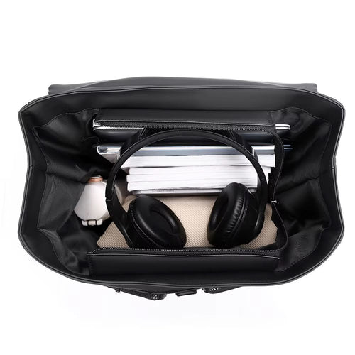 Black MOLLE Tactical Backpack - Interior View