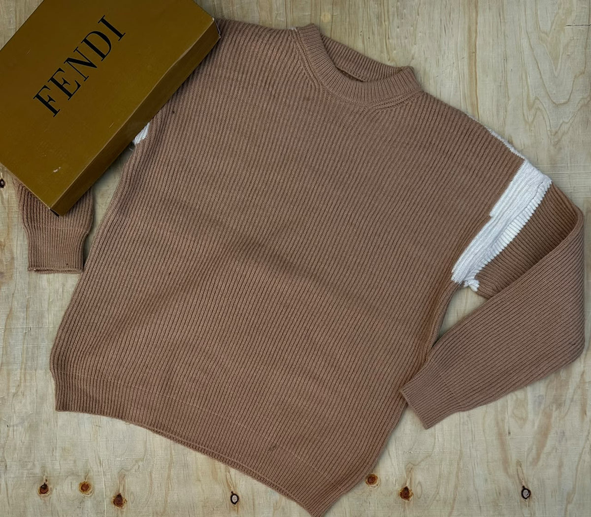 Men's Emerald Green Cable Knit Sweater