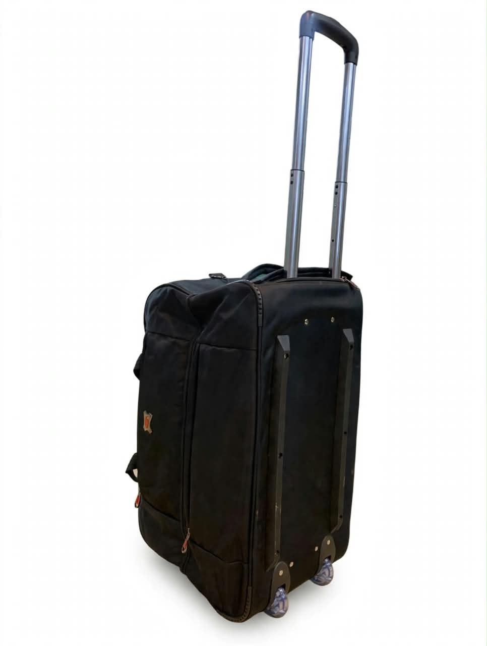 Trolley Travel Bag – Black | Waterproof | Double Pocket | Shoulder Strap