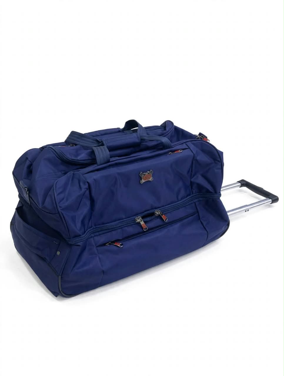 Oxford smooth Double pocket  3-in-1 Trolley Duffle Wheeled Waterproof Bag