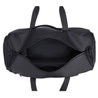 Black Travel & Gym Duffel Bag with Shoe Compartment