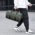 Travel & Gym Duffel Bag – Olive & Grey