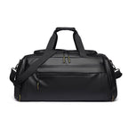 Black Gym & Travel Duffle Bag with Shoe Compartment