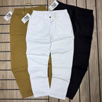 Men’s Elastic-Waist Drawstring Trousers – Each color