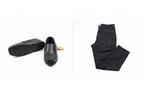 Black Sebago + Black Cargo Pants Combo