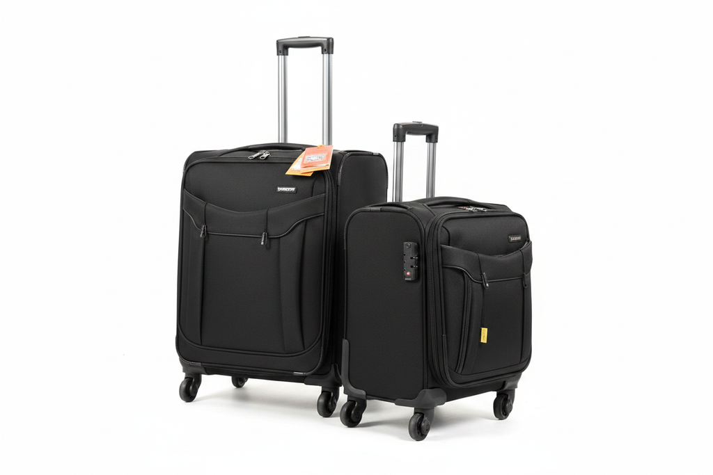 Black Trolley Luggage Set of 2