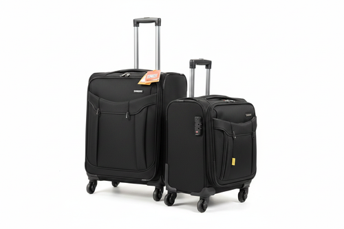 Black Trolley Luggage Set of 2