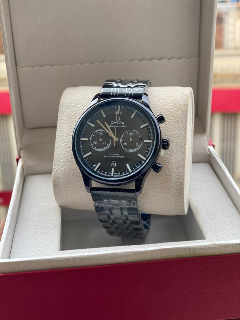 Black Dial Metal Bracelet Watch