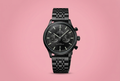 Black Dial Metal Bracelet Watch