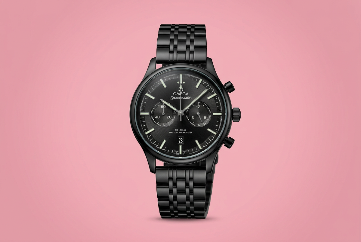 Black Dial Metal Bracelet Watch