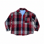 Fendi Plaid Tweed Jacket – White Background