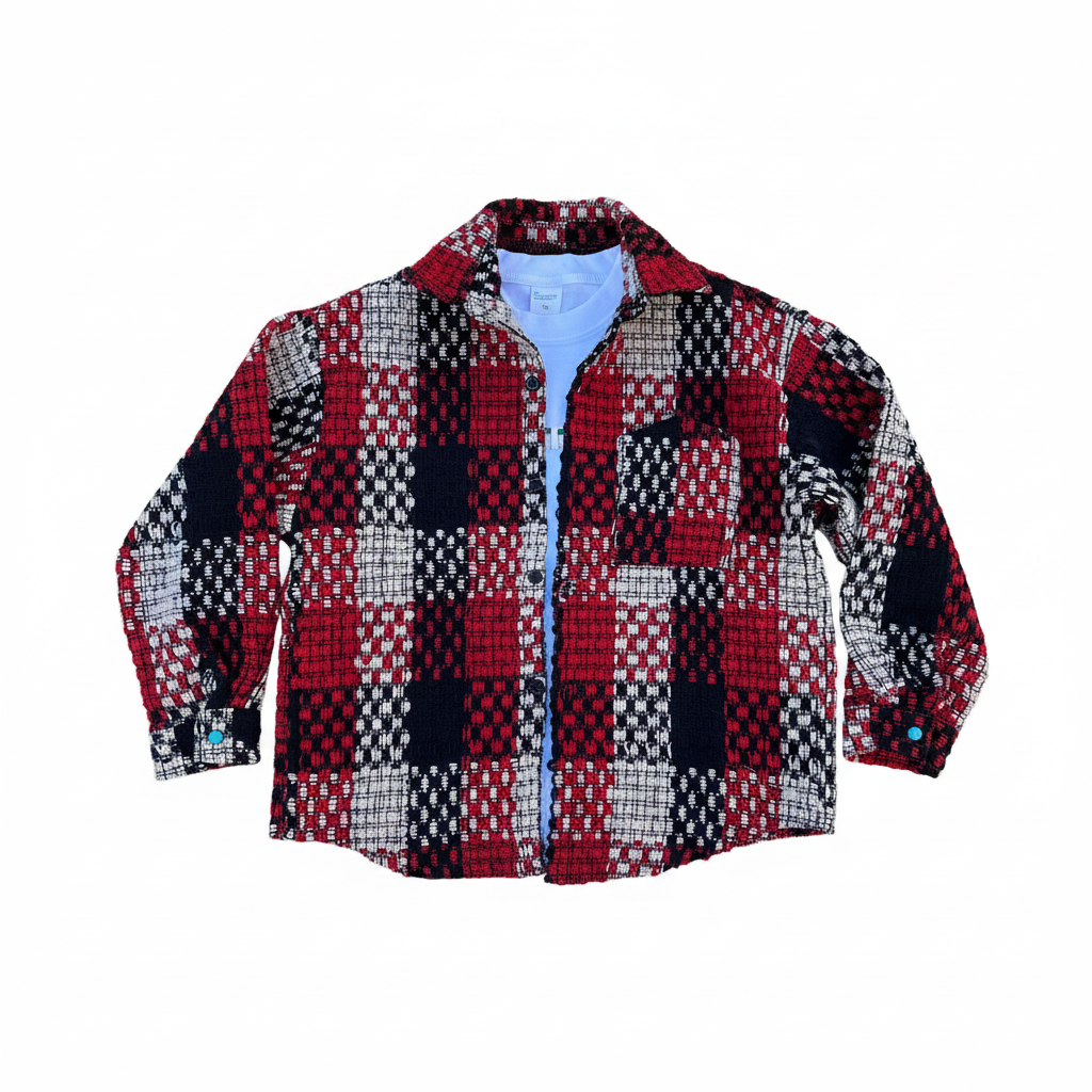 Fendi Plaid Tweed Jacket – White Background