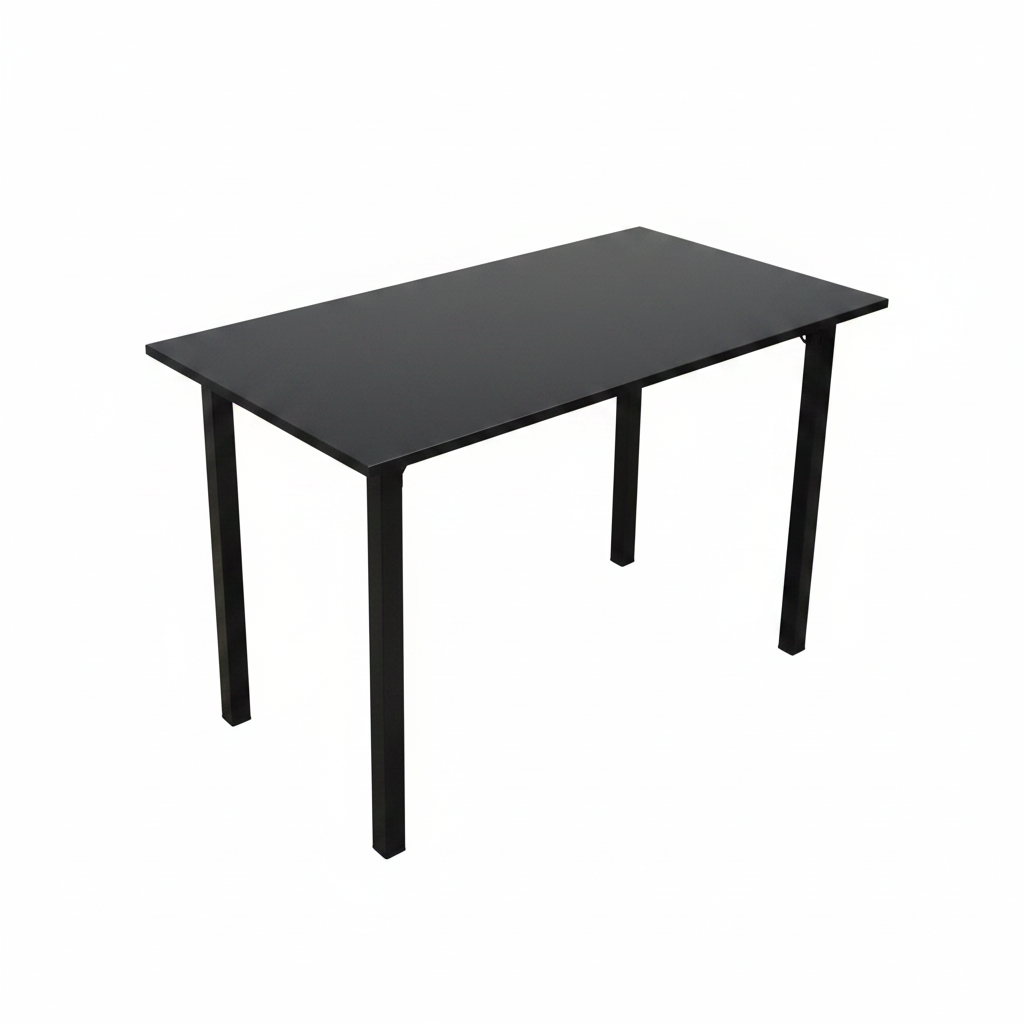 Foldable Desk – Black, White Background