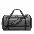 Grey Waterproof Travel Gym Bag – Backpack Side View