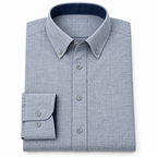 X-Factor Grey Texture Formal Shirt white background
