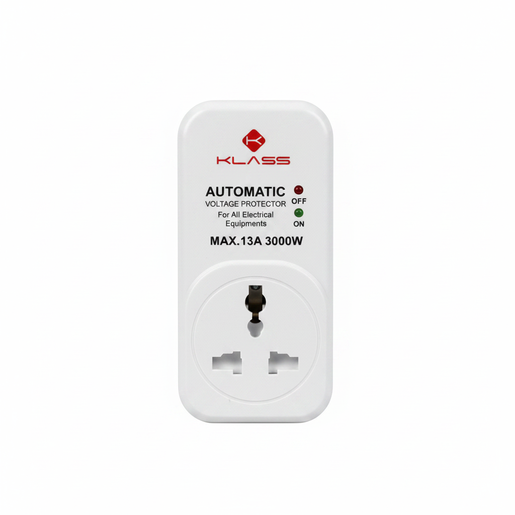 Klass KL102E Automatic Voltage Protector - UK 3-pin Socket