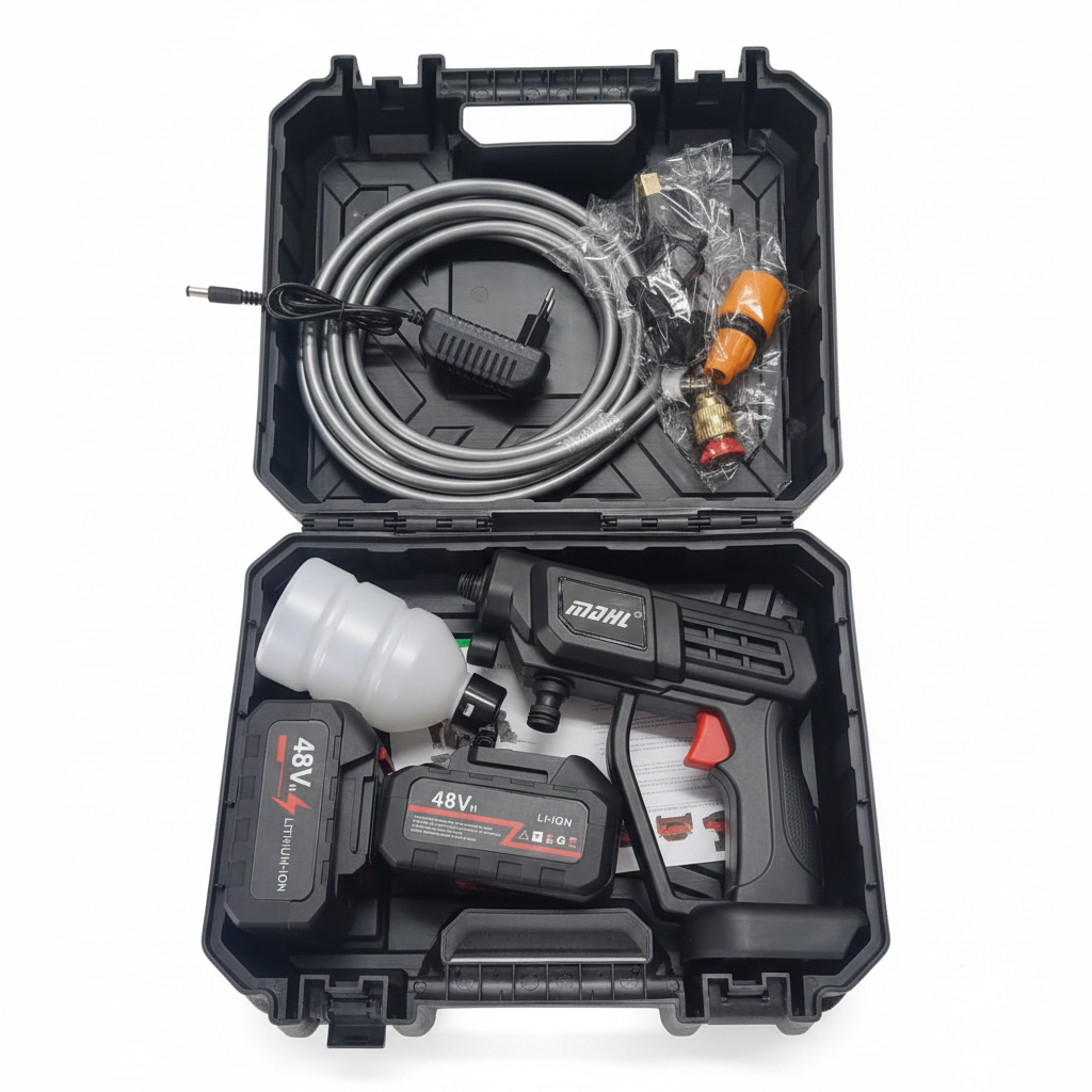 Mahl 48V Pressure Washer - White Background