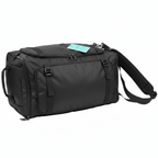 Black Waterproof Travel Gym Bag – Duffel View