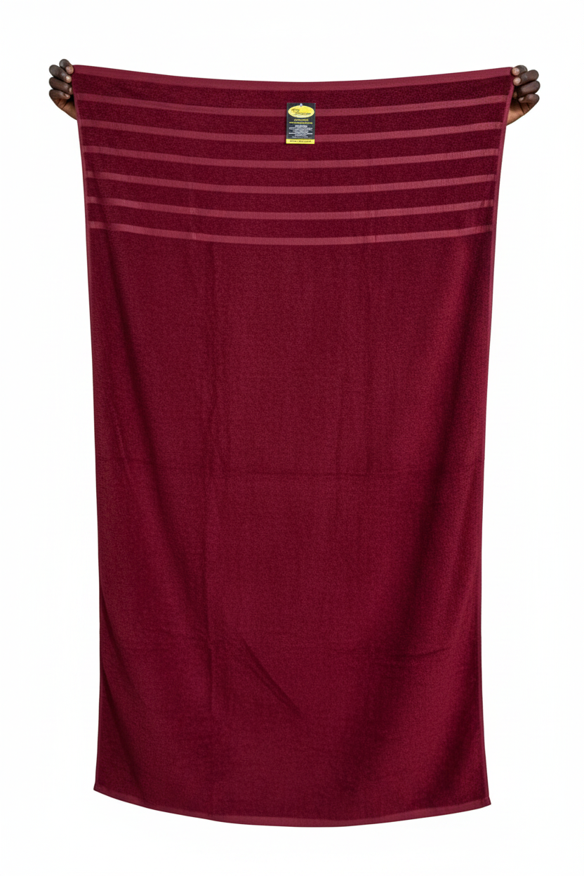 Maroon Bath Towel