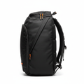 Black Tactical Backpack – side view white background