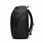 Black Tactical Backpack – side view white background