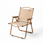 Foldable camping chair white background
