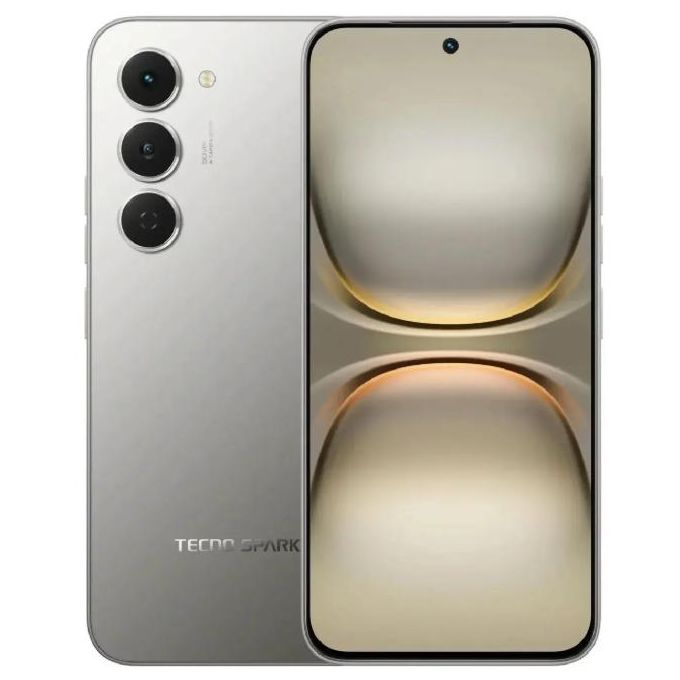 Tecno Spark 40 Pro 6.78" | 8GB RAM | 256GB ROM | 50MP Camera | 5200mAh Battery - Moon Titanium