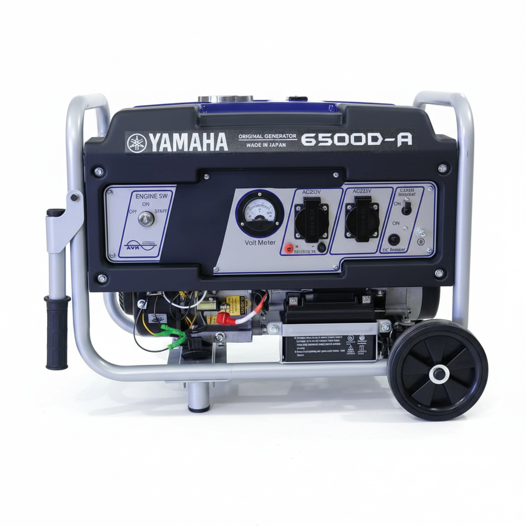 Yamaha 6500D-A 6.5KVA Gasoline Generator – white background