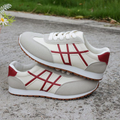 Retro Cross-Stripe Sneaker grey cream original photo