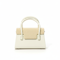 Biankini Mini Top Handle Bag Cream - White Background