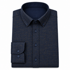X-Factor Navy Texture Formal Shirt white background