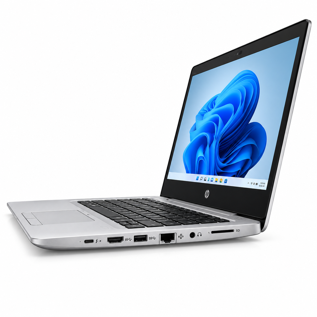 HP EliteBook 840 G3 - Side ports white background