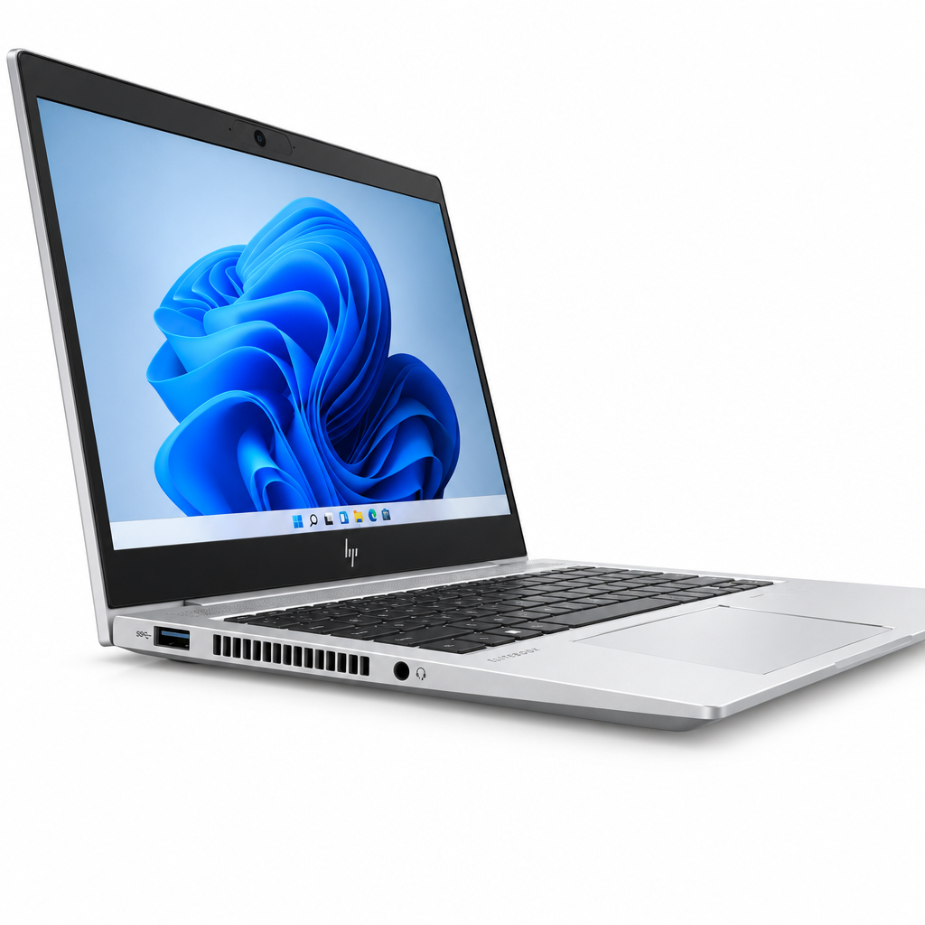 HP EliteBook 840 - Left side ports white background