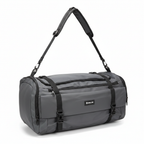Grey Waterproof Travel Gym Bag – Duffel Front View