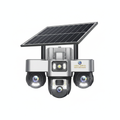 Geek Space 8K Solar WiFi Security Camera 3 Lenses - White Background