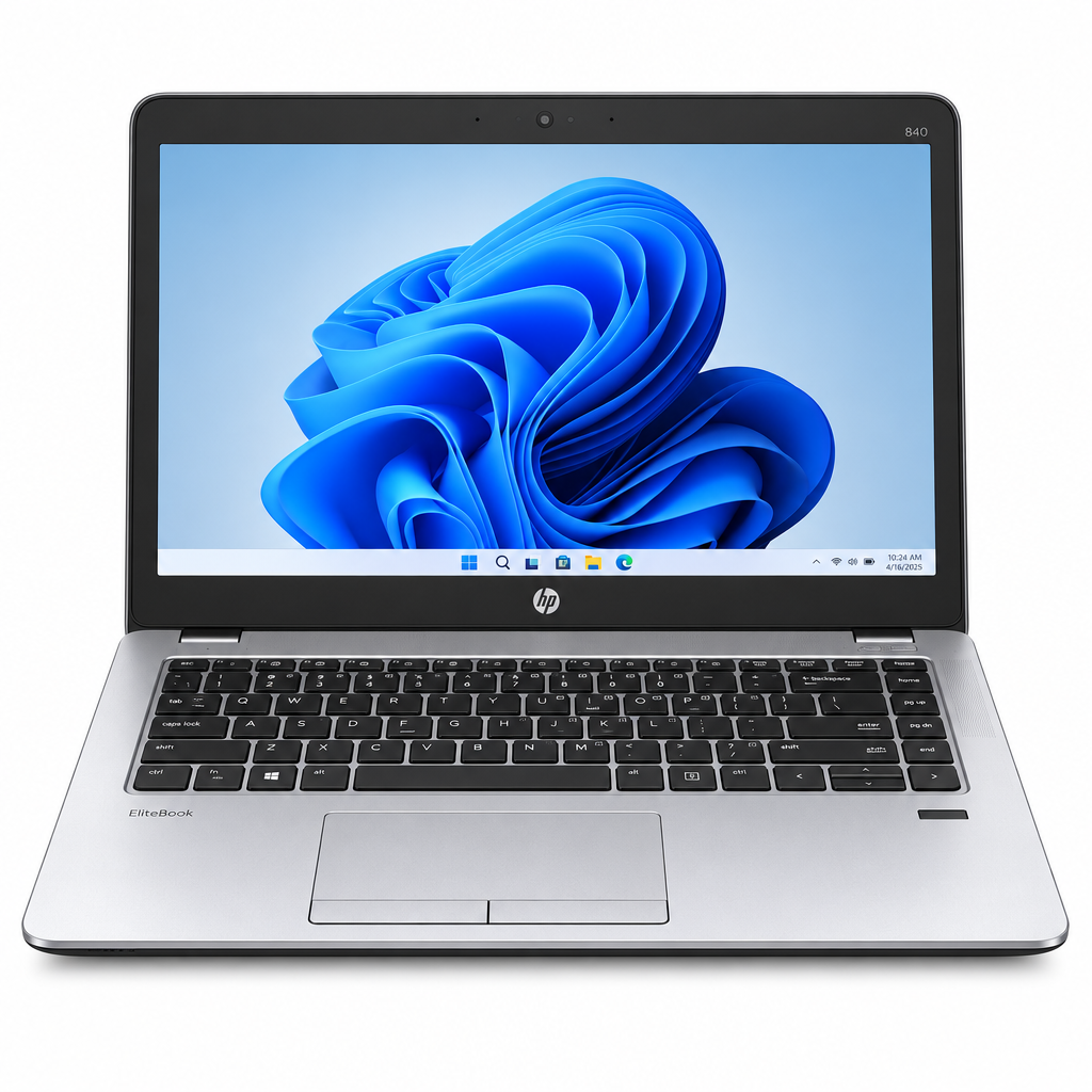 HP EliteBook 840 G3 - Open Windows 11 white background