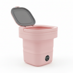 Mini Foldable Portable Washing Machine - White Background