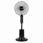 Globalstar GS-4039R stand mist fan in black on white background